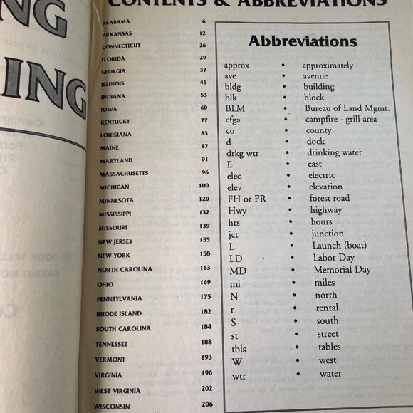 Camping on a Shoestring Eastern Edition 1996 Don Wright u Vintage Guide Director - Picture 4 of 8